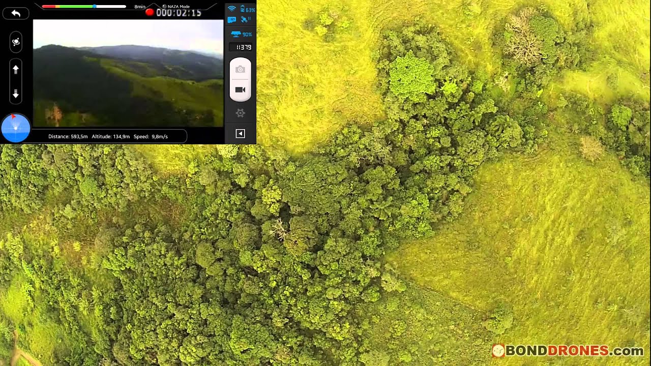 Teste Distancia DJI Phantom 2 Vision Plus *NO MODS*