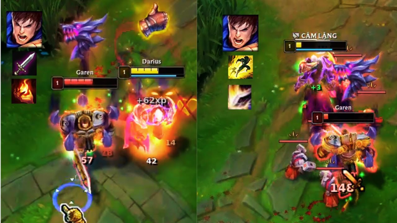 Dám pick Garen và lên kiếm doran để đi với Darius player Garen nhận cái kết không thể nào đắng hơn