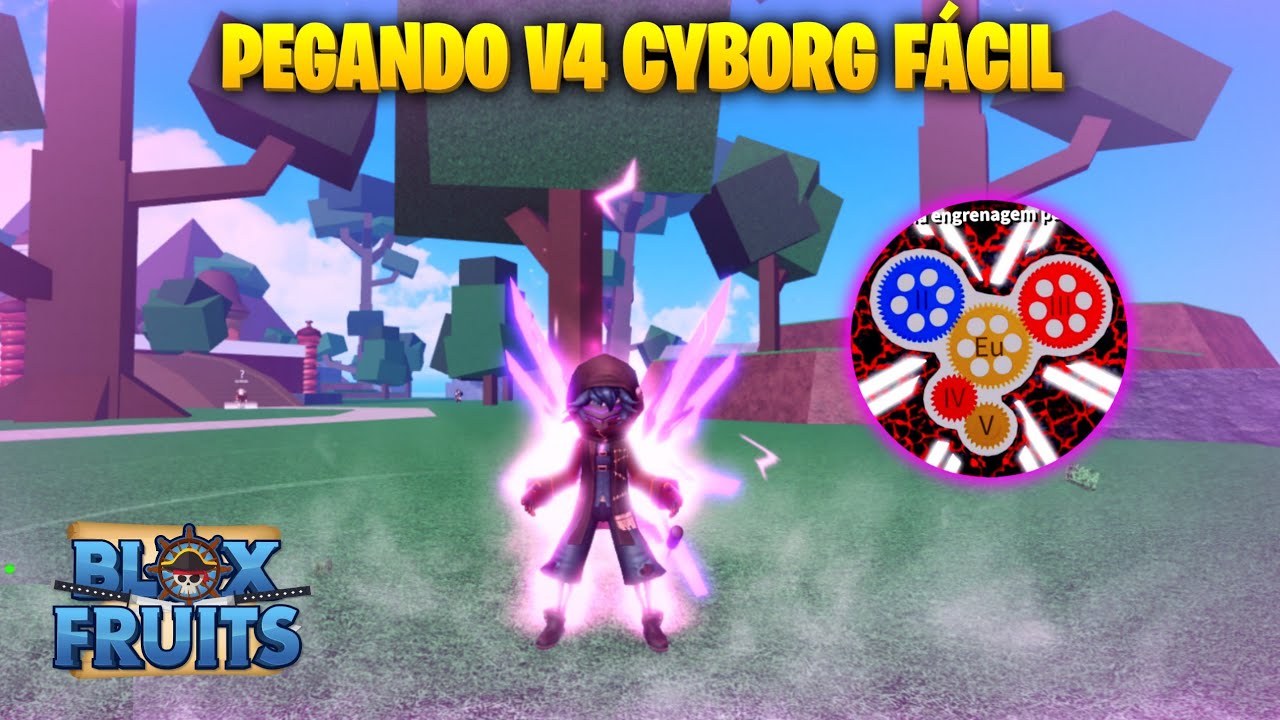 PEGANDO A RAÇA CYBORG V1, V2, V3 E V4 ATÉ DEIXAR ELA FULL NO BLOX FRUITS (Em 1 vídeo)