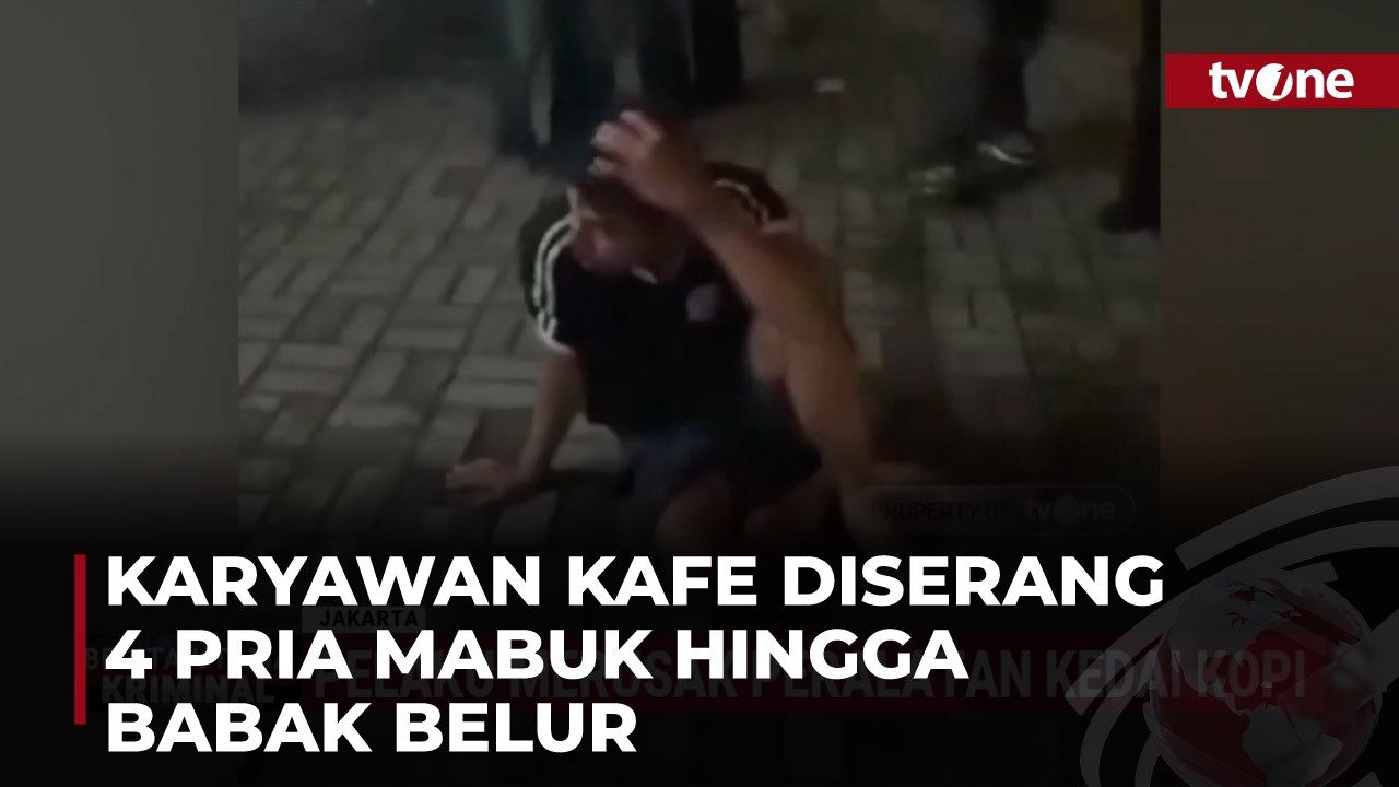 4 Pria Mabuk Aniaya Karyawan dan Acak-acak Warung Kedai Koi