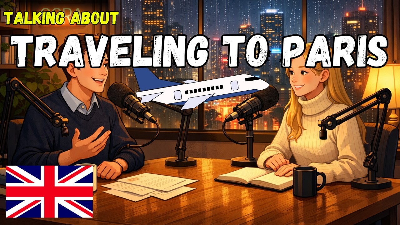 How to Talk About Traveling to Paris in English | English Conversation Practice