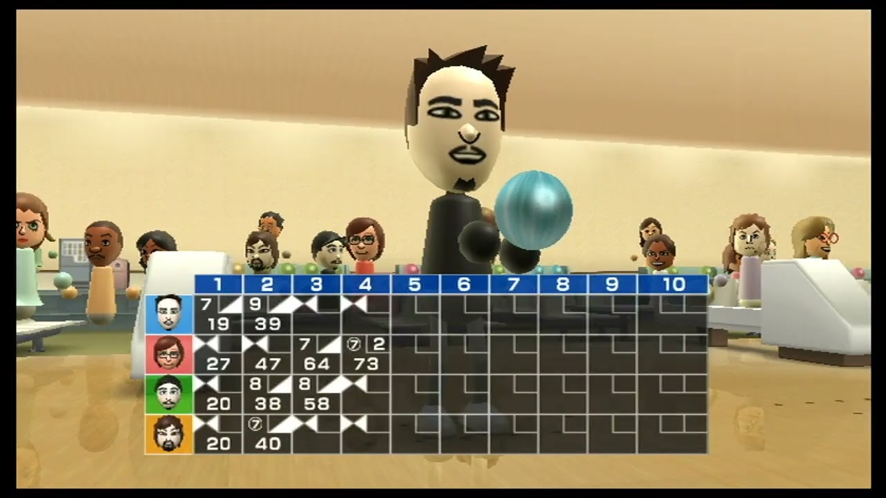 Wii Sports - Bowling: 4-Player Match #17