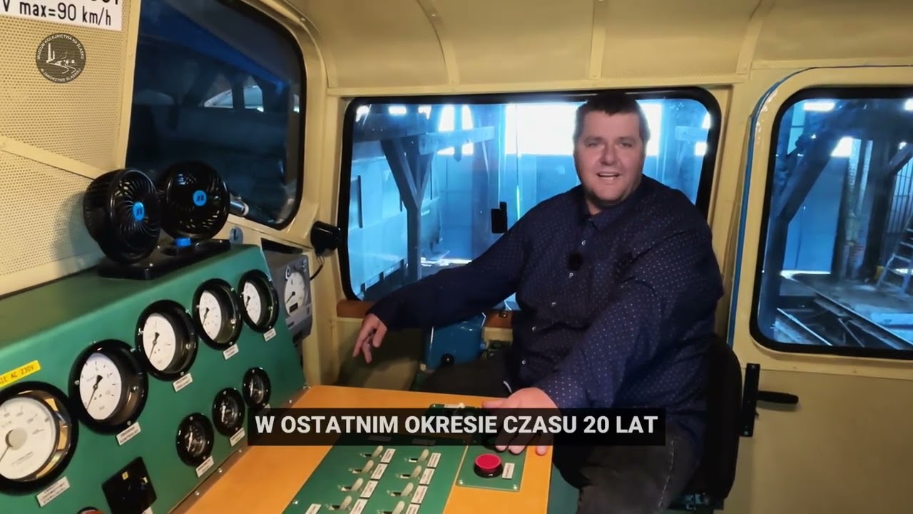 Symulator w kabinie lokomotywy w Muzeum Kolejnictwa 