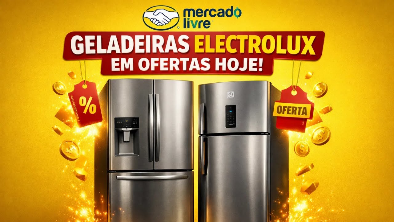 🧊 TOP 10 Geladeiras Electrolux em Promoção no Mercado Livre | Ofertas Hoje: Melhor Custo-Benefício