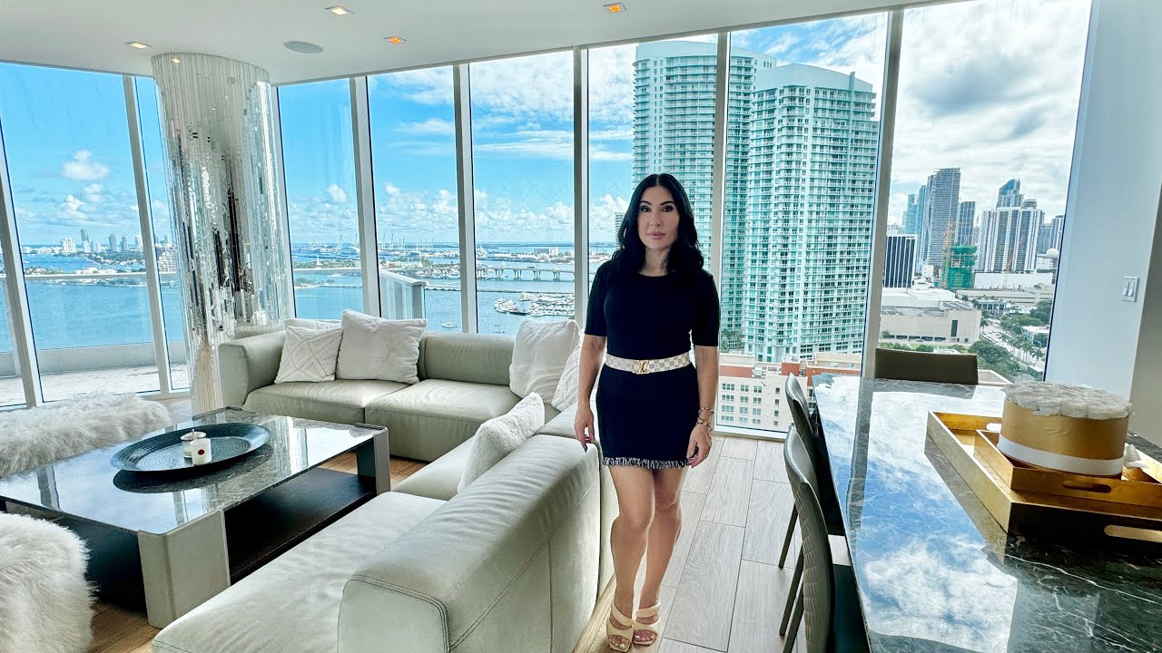 Selling Miami 🖤 Tour This $2.65M Waterfront Condo in Edgewater With Me