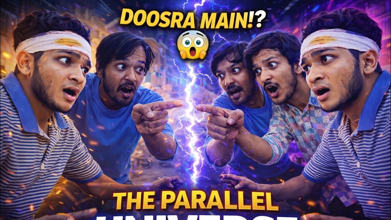 “Mera Doosra Version Mil Gaya 😱 | The Parallel Universe (Comedy)| Short film| claim2fun | funny|
