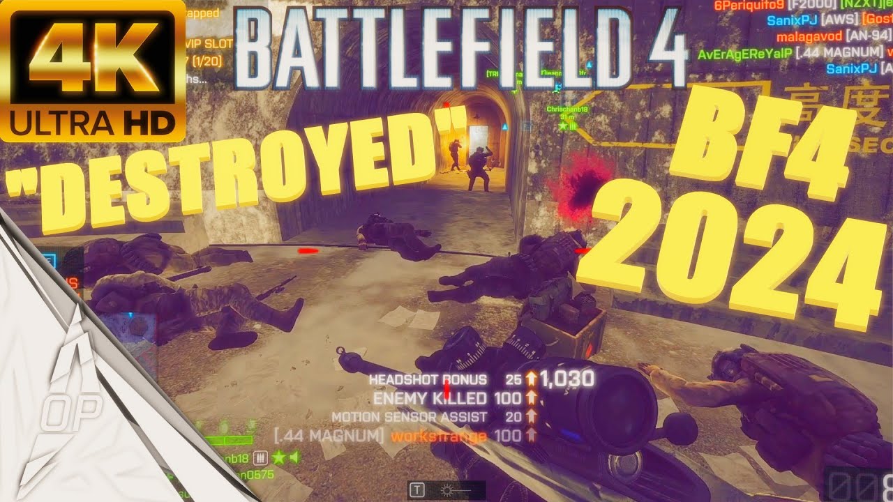 BF4 IN 2024 [95% SNIPER CLIPS] _ BATTLEFIELD 4 PC GAMEPLAY [4K 60FPS] #bf4 #60fps #Bf4in2024 #4k