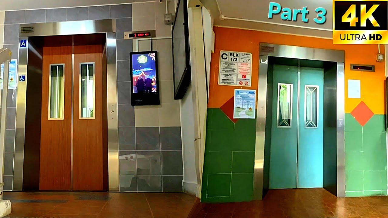 (2025 LRP at Toa Payoh Part 3) IFE, Otis and EM/KM lifts at Block 173 Toa Payoh Lorong 1