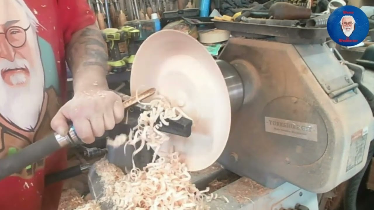 Woodturning - Thin walled pierced bowl
