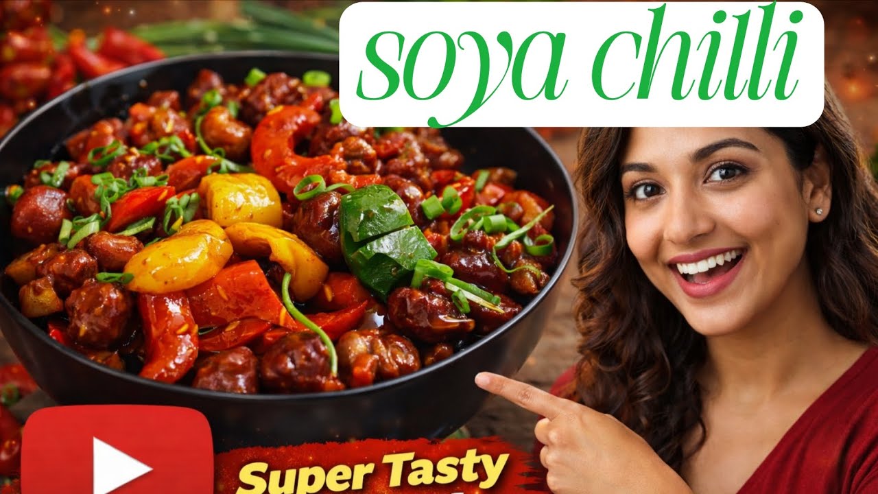 സോയ ചില്ലി 🌶️ Restaurant Style Soya Chilli | 10 മിനിറ്റിൽ സൂപർ റെസിപ്പി. 🥰🌶️ 