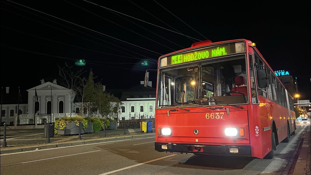 Škoda 15Tr 13/6M nr.6637 linka 44 - Bratislava