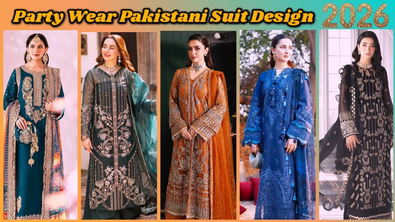 New Model Pakistani Suit Design Ideas for Girls 2025 ✨️ Pakistani Dresses Partywear Outfit 