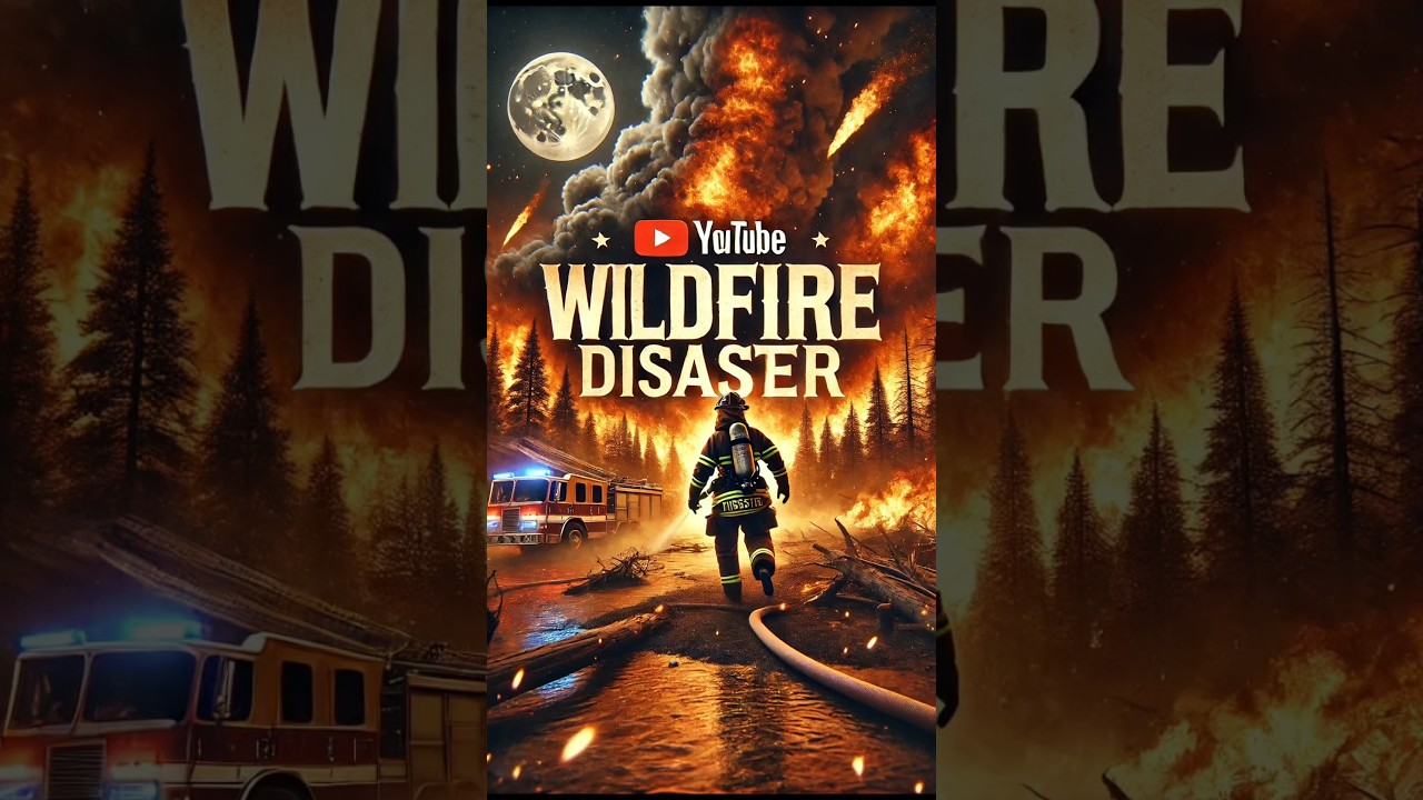 🔥 Wildfire Disaster: Shocking Phenomena! 🔥 #fire #wildfire #shorts #ApocalypseSky #WeatherPhenomena