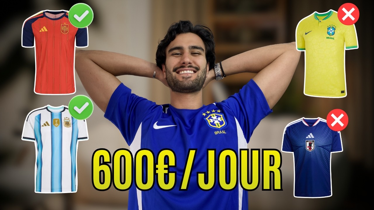 Maillots Coupe du Monde 2026 – Comment Gagner Beaucoup d’Argent avec Ça