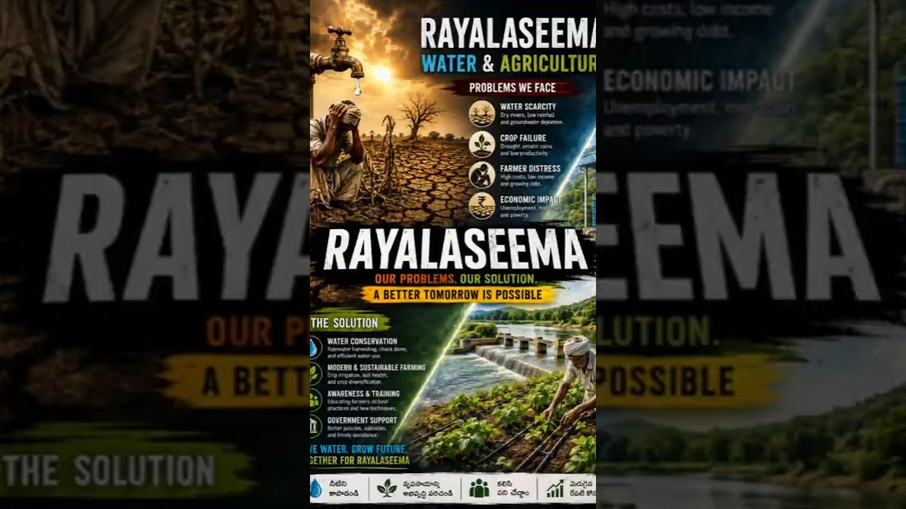 what is the solution for rayalaseema water and agriculture #fyp #viralshorts #trendingshorts
