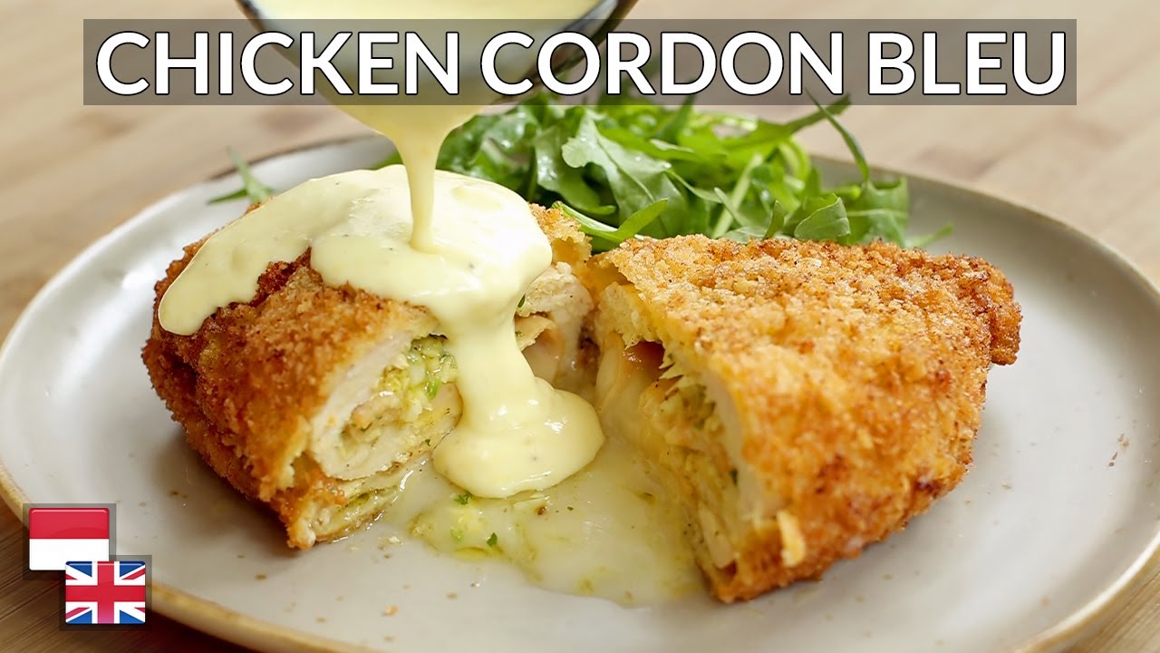 Krispi Juicy! Resep CHICKEN CORDON BLEU Kualitas Restoran [Bahan Lokal]