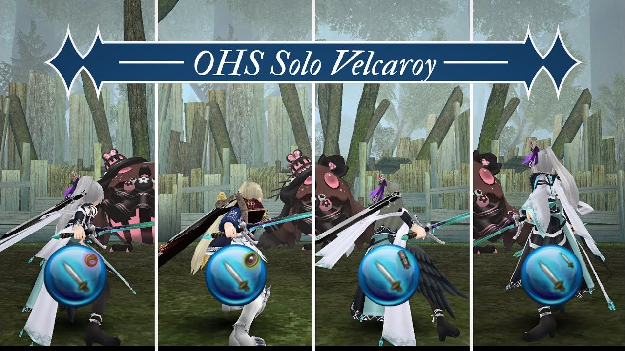4 OHS Solo Velcaroy Hard (DS, OMD, OHS Shield, OHS Scroll) | Toram Online