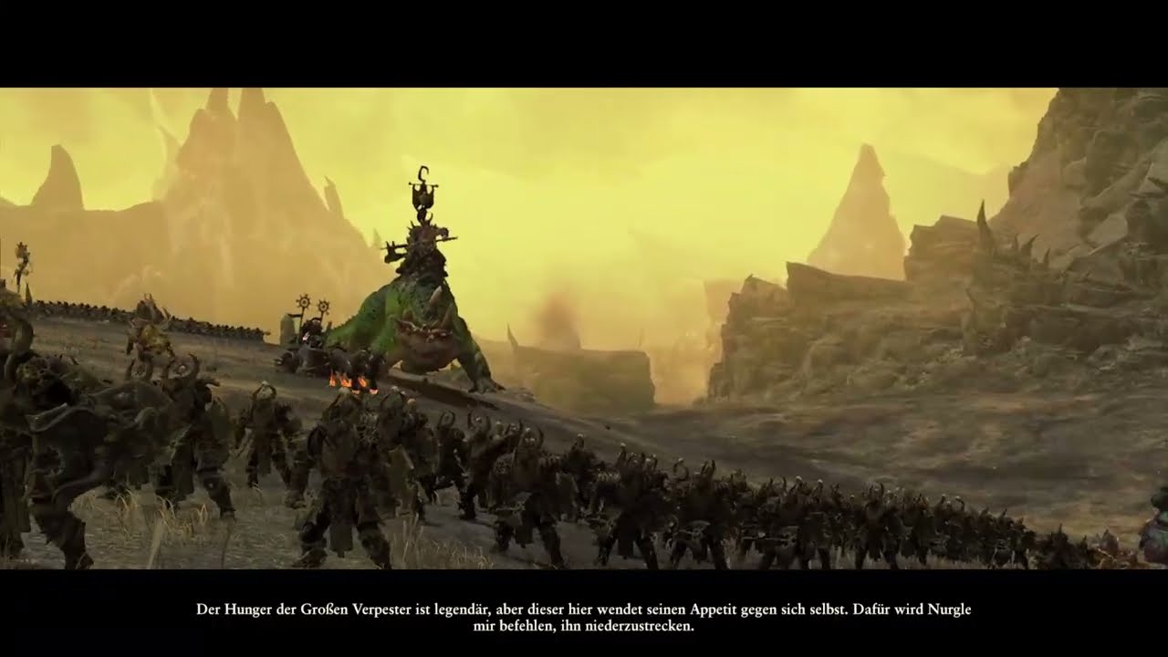 Warhammer Total war 3 Cinematic Kayzk the Besmirched #Questbattle