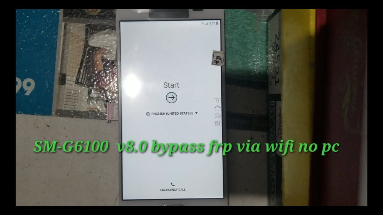 samsung j7 prime sm-g6100 v.8.0 frp bypass no talkback no calculator no need pc