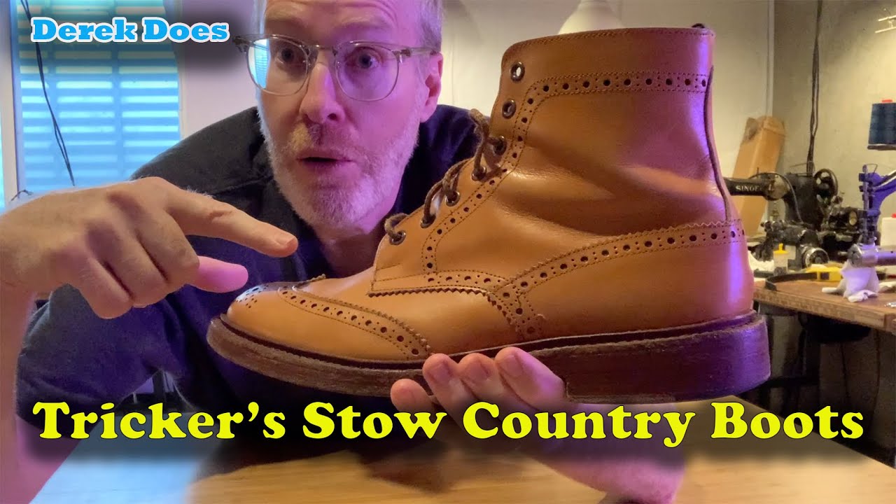 Tricker's Stow Country Boots on Derek Does.
