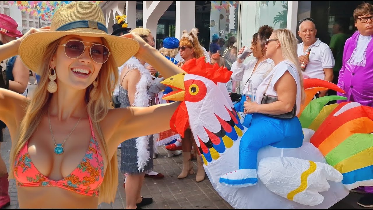 Crazy Celebrations!!! Benidorm - FANCY DRESS DAY - Fiestas 2024!