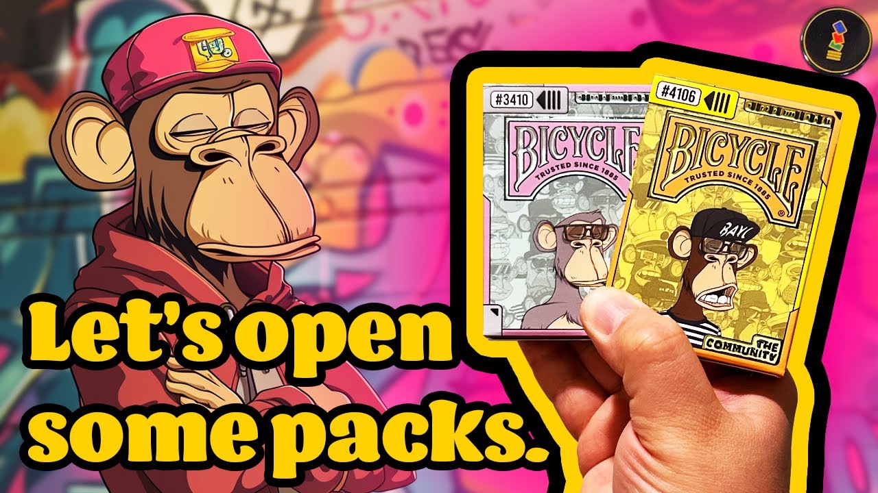 Bananas? Bored Ape Bicycle Playing Cards by The United States Playing Card Company!