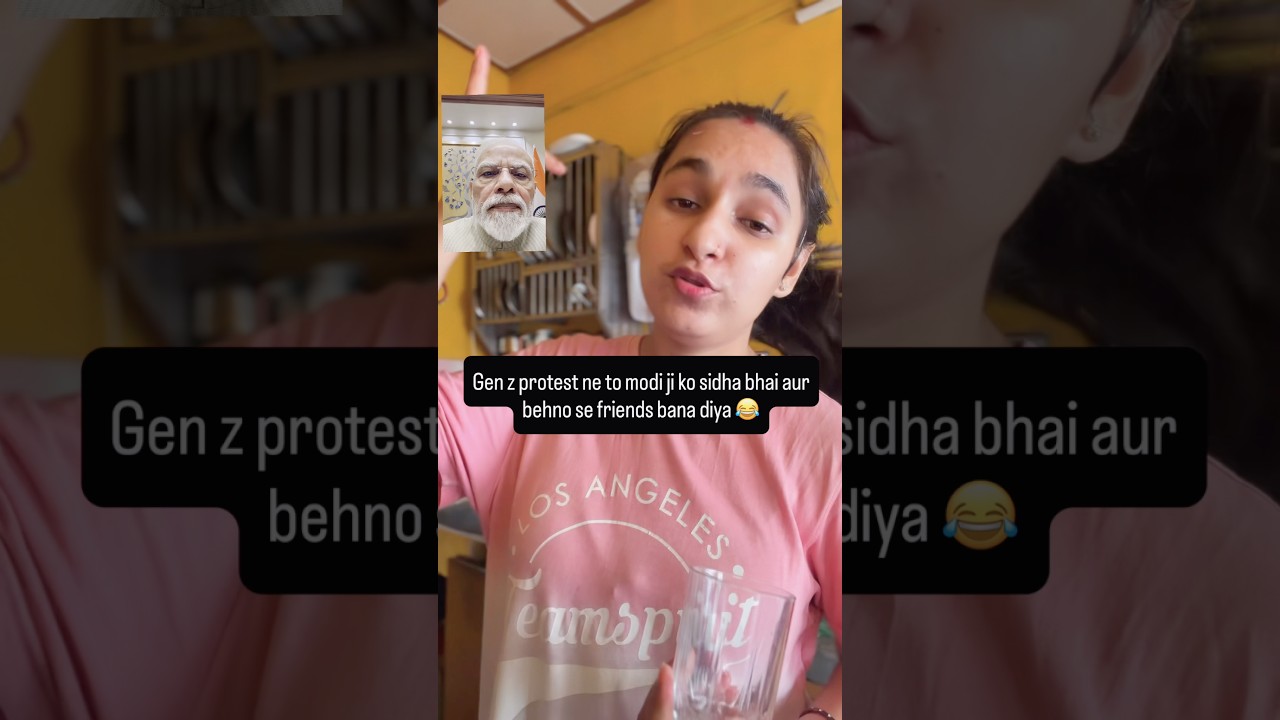 Gen Z protest 😂 #comedy #funny #modi #modiji #government