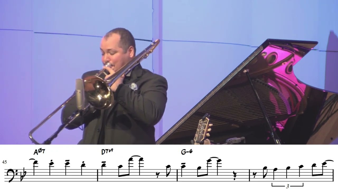 Autumn Leaves - Michael Dease Trombone Solo Transcription