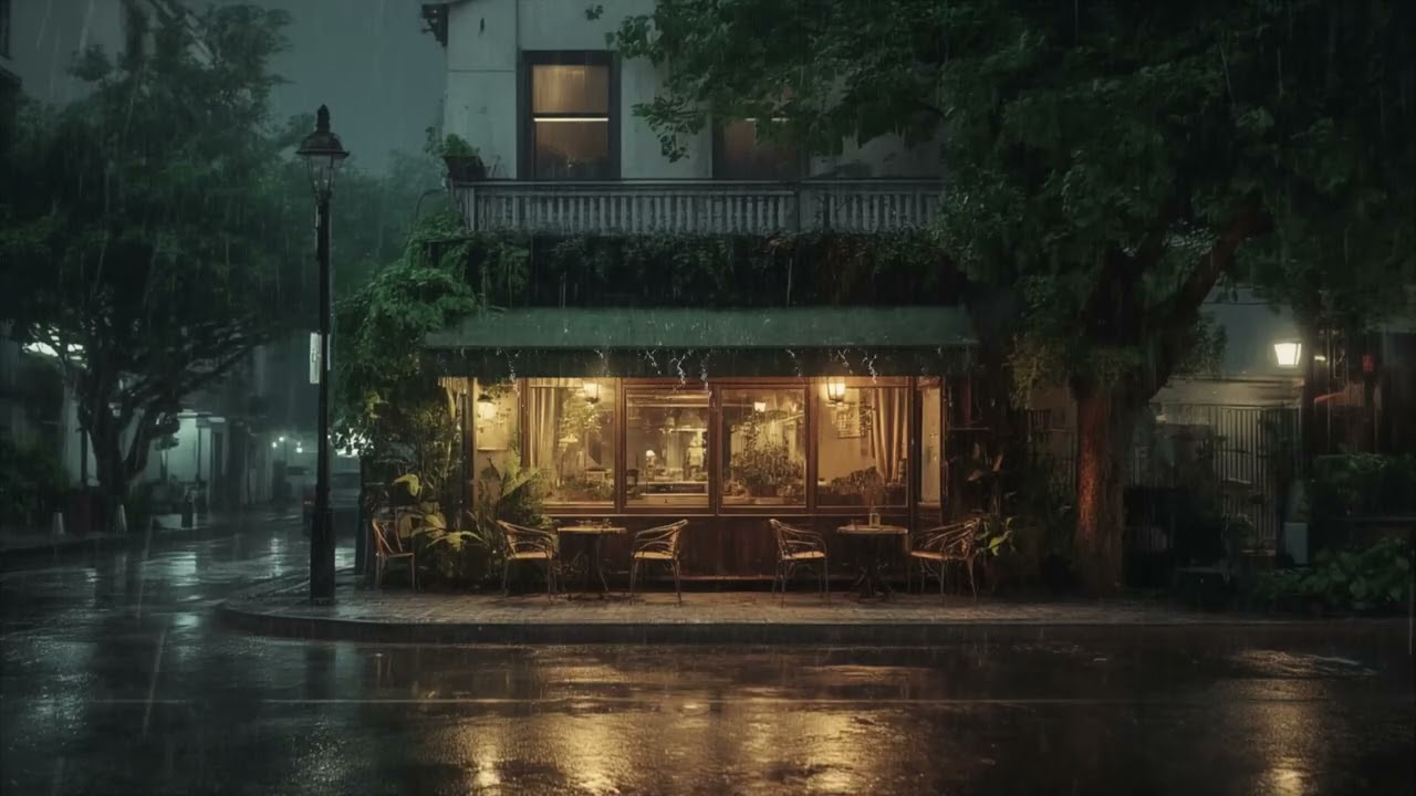 Relaxing Rain Sounds | Calming Music Backgroun | for Stress Relief, Focus, Study & Meditation