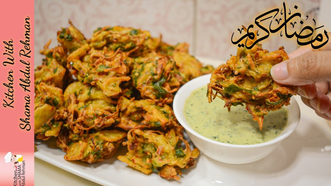 Crispy Aloo Palak Ky Pakory | Ramadan 2023 Iftar Special Recipe | Kitchen With Shama | Iftar Special