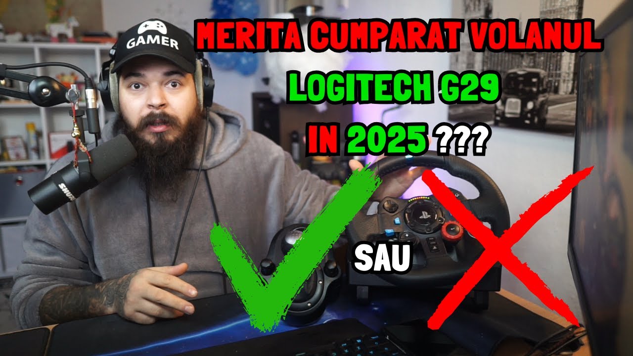 Se merita sa cumperi volanul de buget Logitech g29 in 2025 ? Raspunsul este in acest VIDEO !