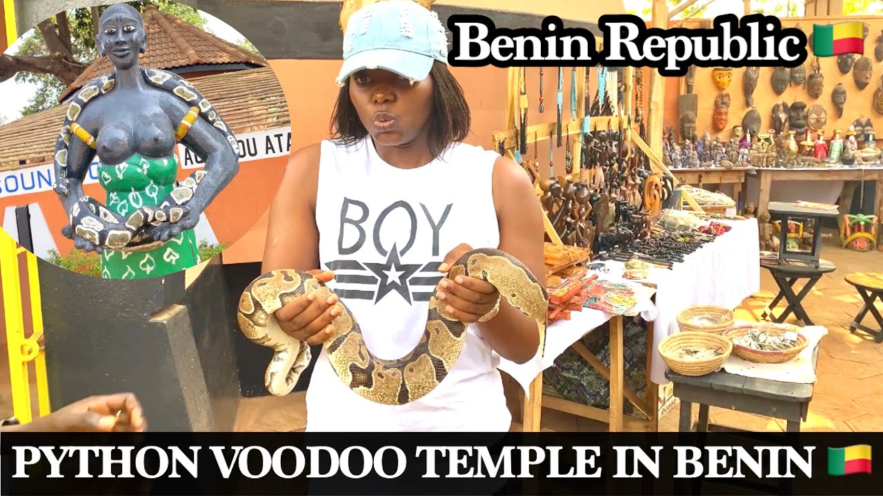 Inside a Scary Voodoo and Python Temple In Quidah, Benin Republic!!!