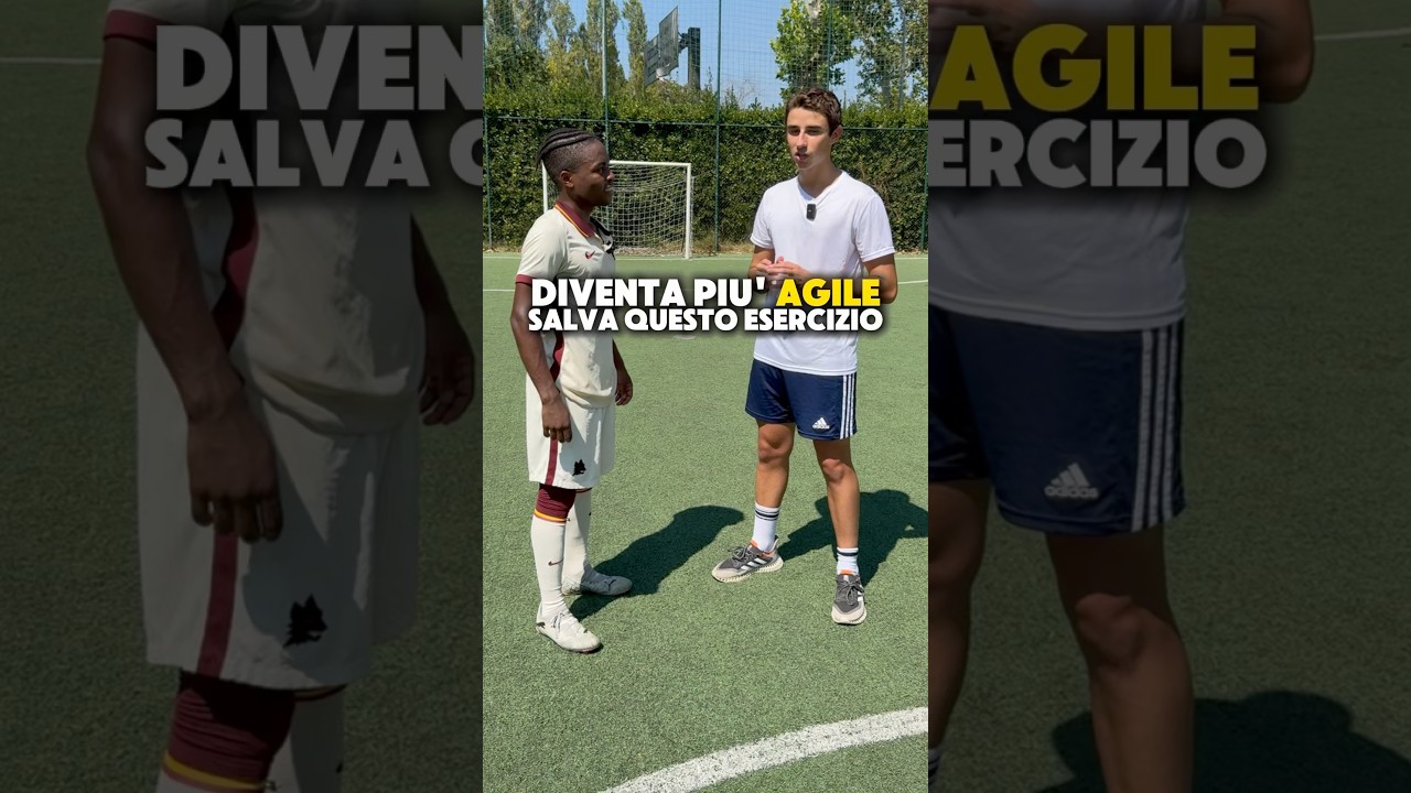 Esercizio per Migliorare l&rsquo;agilit&agrave; #agilit&agrave; #calcio #calciatori #allenamento