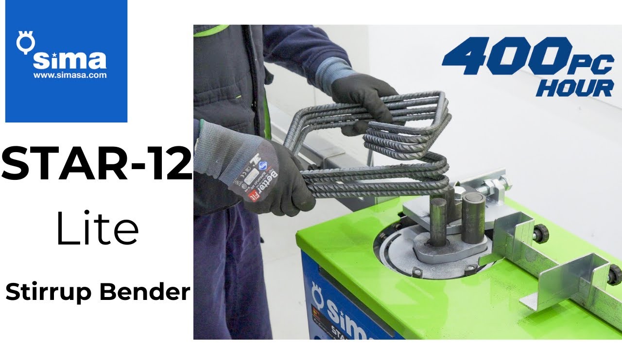 New Star 12 Lite! The lightest, most powerful and portable stirrup bender on the market