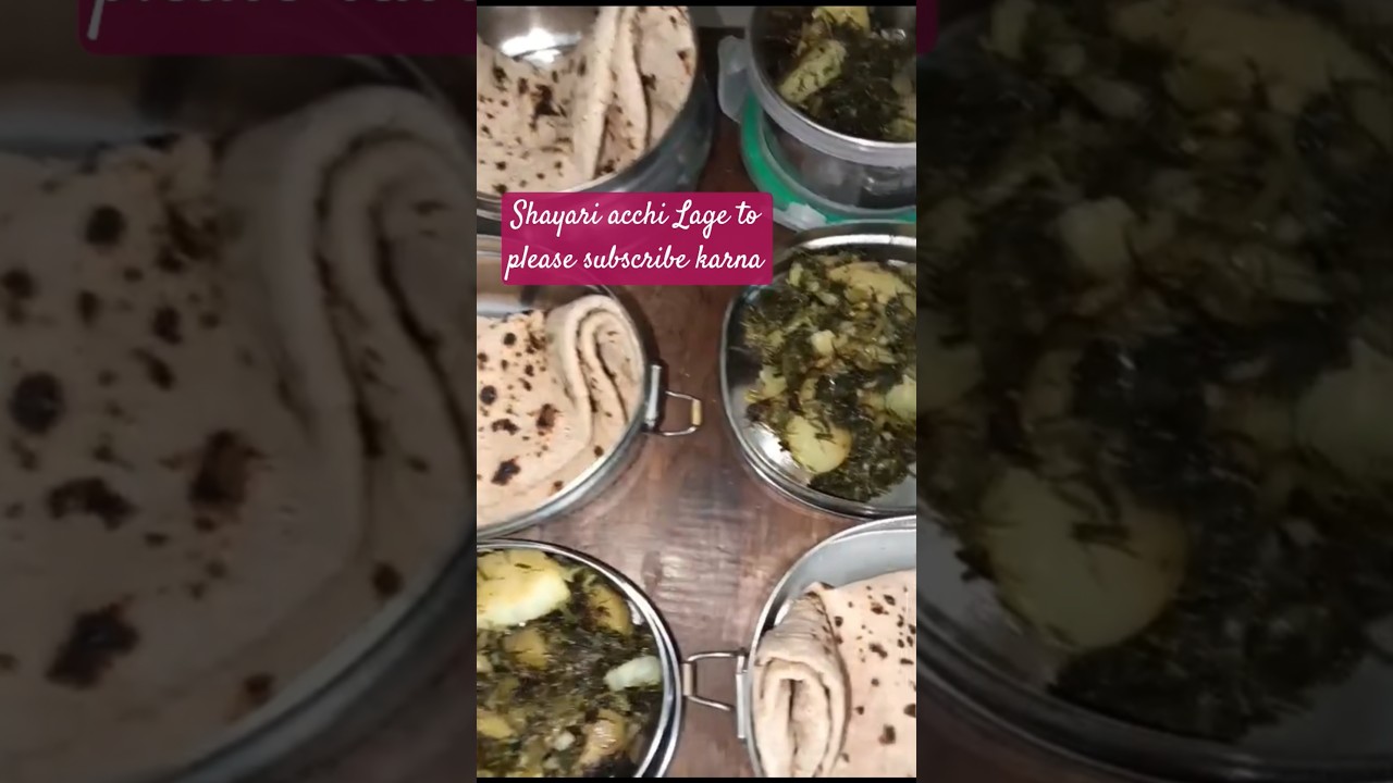 healthy Soya Methi ki sabji with chapati