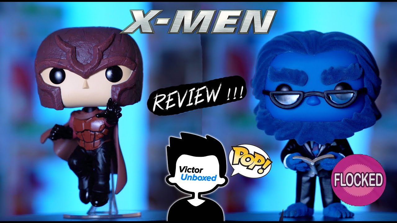 Young Magneto & Beast FLOCKED X-MEN 20th Anniversary Walmart EXCLUSIVE Funko POP! Review