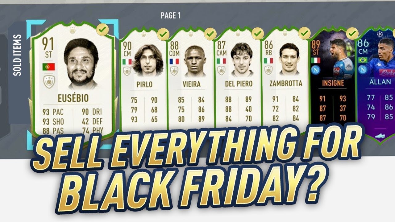 SHOULD YOU SELL EVERYTHING FOR BLACK FRIDAY? BLACK FRIDAY MARKET CRASH? FIFA 20 ULTIMATE TEAM