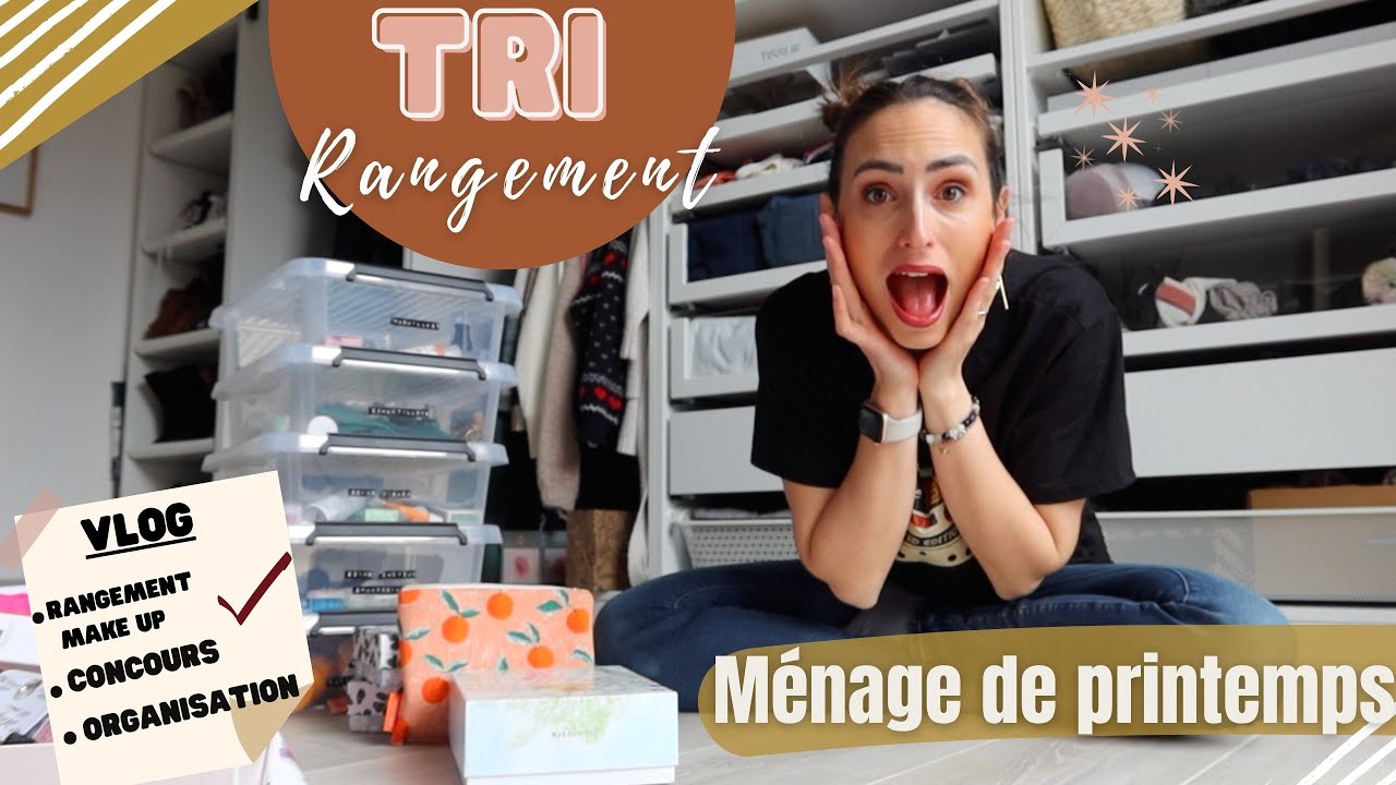 VLOG MENAGE DE PRINTEMPS- GROS TRI - CONCOURS!  I Miss Suzette
