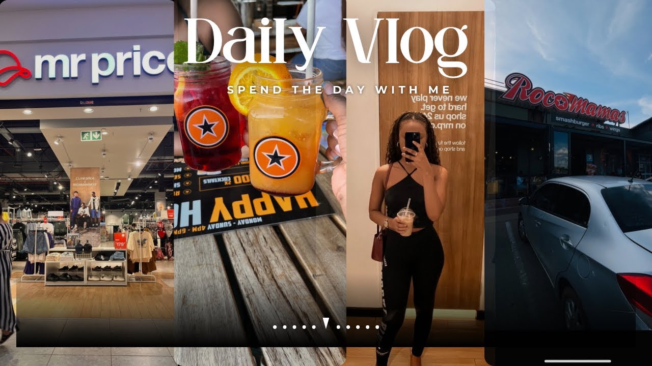 Uni Diaries || Mr Price, Studying & Roco Mamas date🎀🥹#southafricanyoutuber #southafrica #fypシ゚viral 