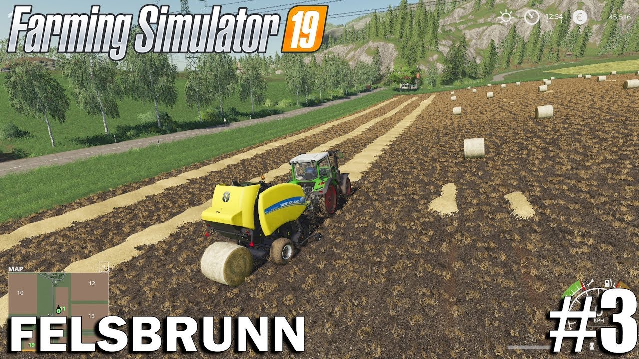 STRAW BALES| Felsbrunn | Timelapse #3 | Farming Simulator 19