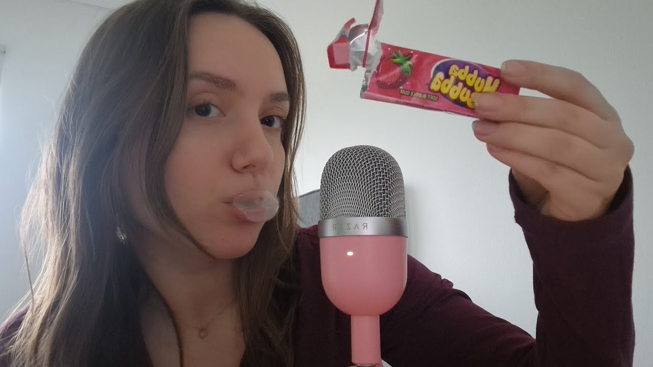 ASMR | Gum Chewing, Mouth Sounds🫧🩷