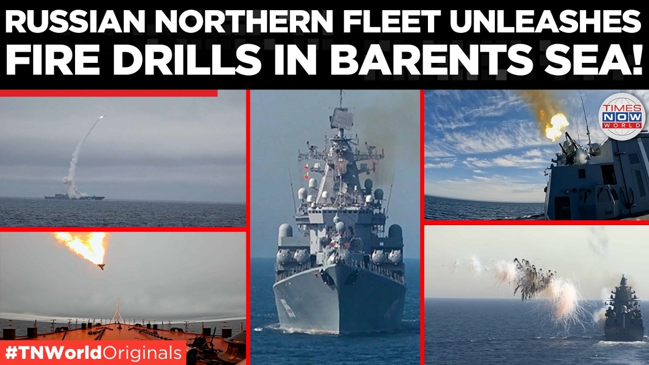 WATCH: Russian Northern Fleet Unleashes Kalibr, Granit & Oniks Missiles in Barents Sea Live Strike!