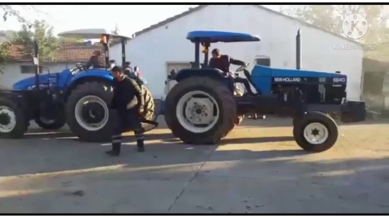 New Holland TD 75   FORD 6640 çekişme