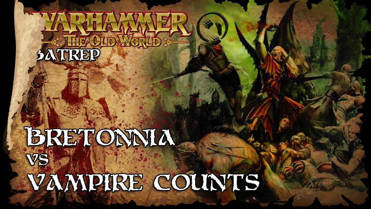 Vampire Counts Vs Bretonnia Army of Infamy Exiles - The Old World Battle Report - Warhammer Fantasy