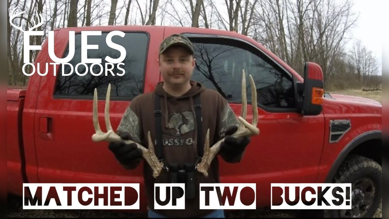 MATCHED UP TWO BUCKS!! 200 yards apart. Shed Hunting 2026