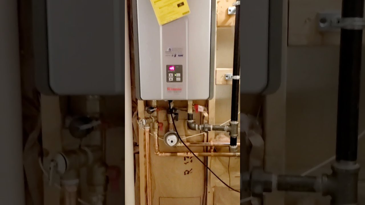 #Rinnai non-condensing tankless water heater #waterheatingsystem #tanklesswaterheaters