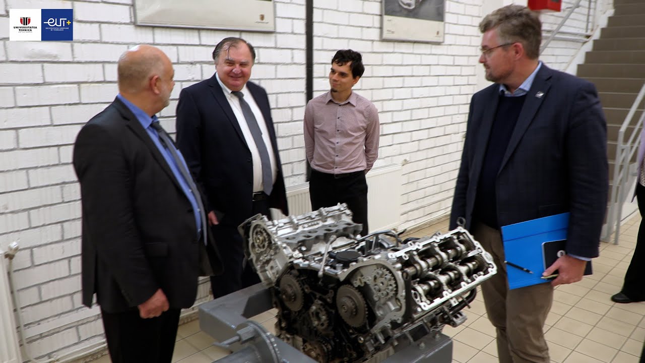 Rectors of EUt+ partner universities visiting the Technical University of Cluj-Napoca