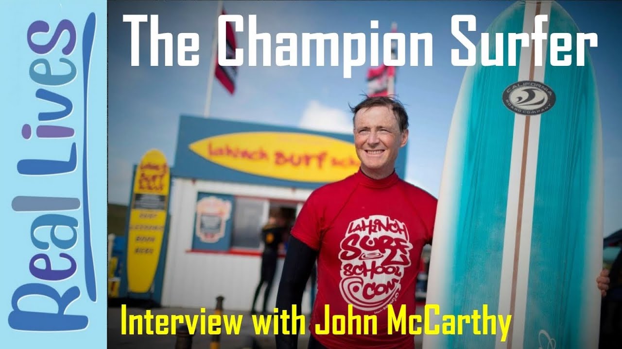 The classic dude surfer looking for answers - John McCarthy