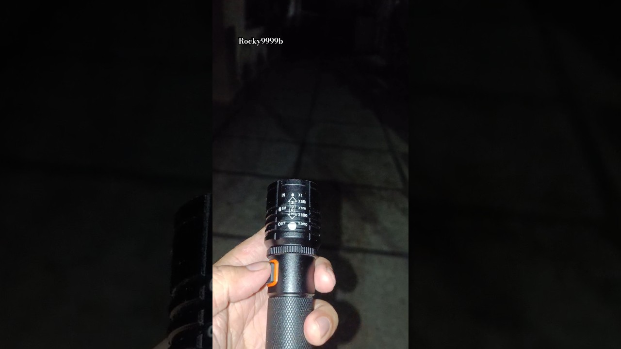 Focus Zoom Torch Light with 3 Modes Adjustable for Emergency Activities MZ-035#shorts