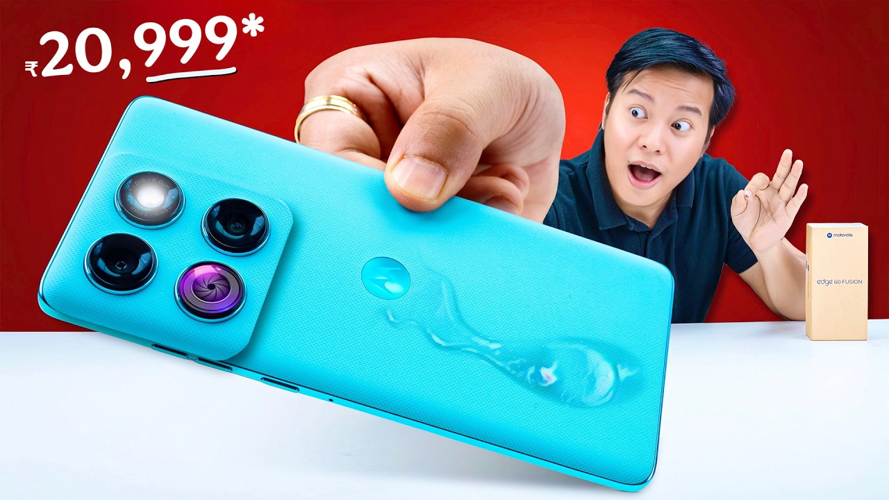 Motorola edge 60 fusion is here - The most premium phone @20,999*